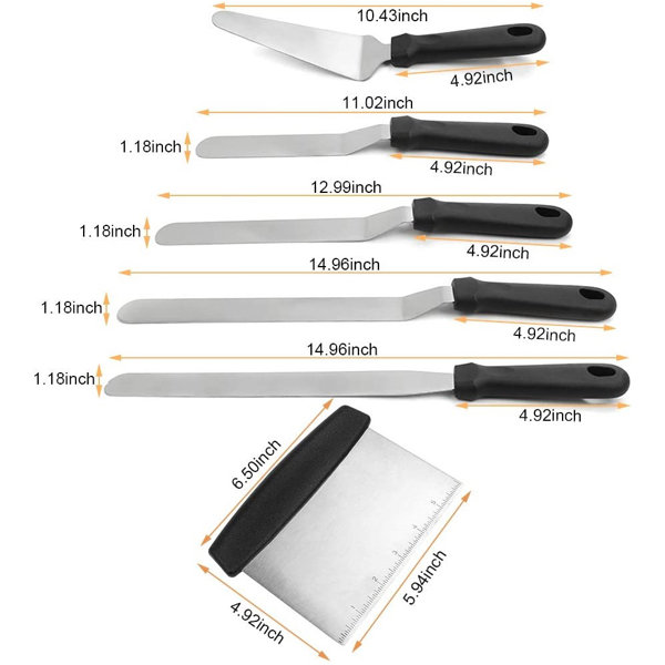 Flantor 21 Piece Icing Spatulas Decorating Spatulas Set Wayfair